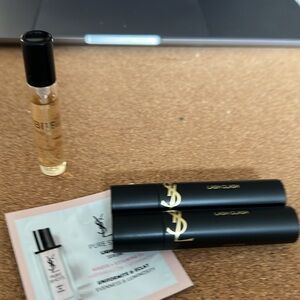 3 pc YSL   3 mini MASCARA  & 1 Scent-  $18